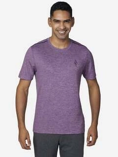 Men Purple Regular Fit T-Shirt
