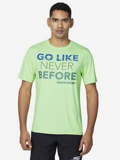 Men Green Regular Fit Printed T-Shirt