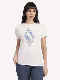 Women White Regular Fit Printed T-Shirt
