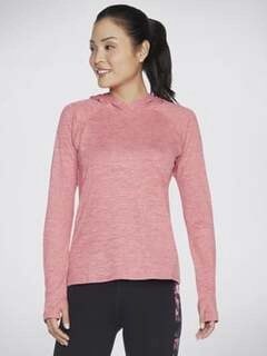 Women Pink Regular Fit Hoodie