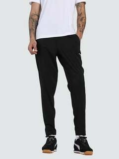 Men's Black Regular Fit Sports Joggers