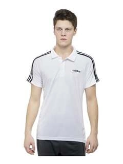 Men's White Regular Fit Polo T-Shirt