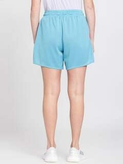 Women's Blue Striped Basketball Shorts