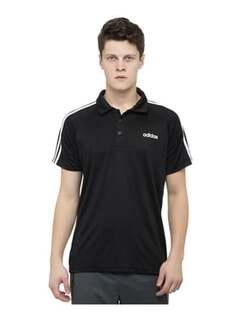 Men's Black Regular Fit Polo T-Shirt