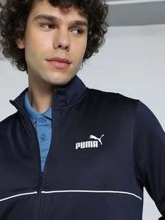 Men's Navy Regular Fit Tracksuits