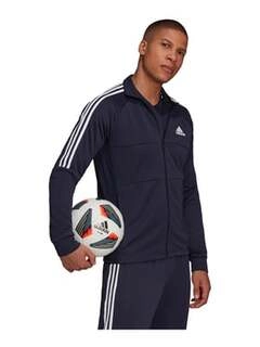 Men's Blue High Neck Jacket