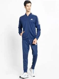 Men's Blue 3S Plain Ts Tracksuit