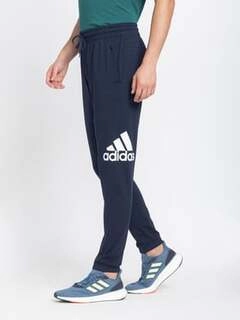 Men's Navy Regular Fit Trackpants