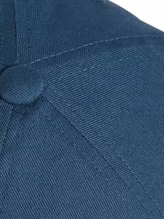 Unisex Blue Solid Baseball Cap