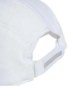 Unisex Aeroready Mesh White Solid Runner Cap