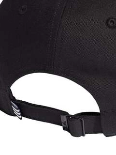 Unisex Black Cotton Baseball Cap