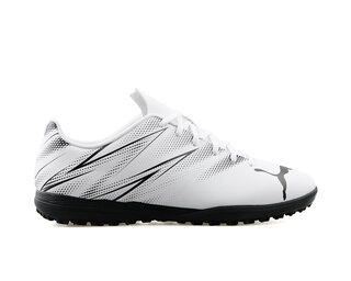 Men's White-Black Football Shoes