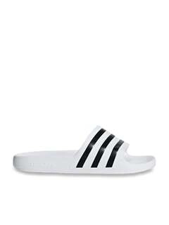 Men's Adilette Aqua White Casual Sandals