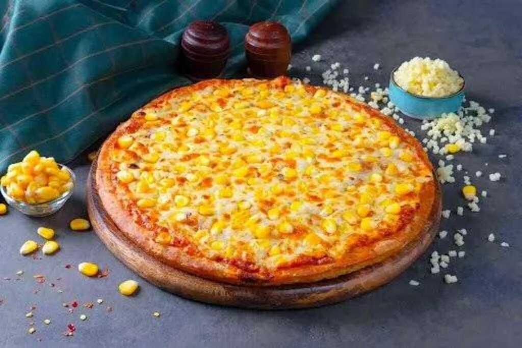 corn cheese pizza