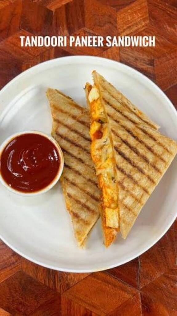 tandoori cheese paneer sandwich