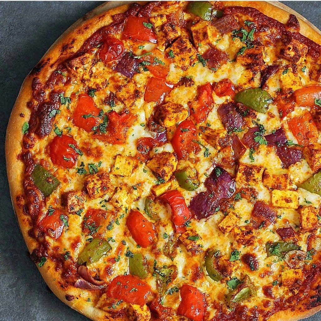 paneer tikka pizza