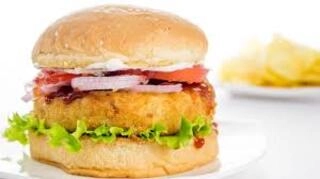 veg tikki burger