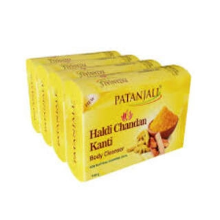 patanjali haldi chandan soap 75g combo