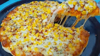 corn cheese pizza