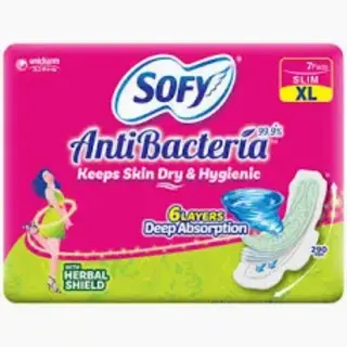 sofy antibacterial pads xl slim pads