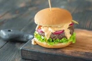 Thousand island burger