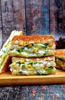 Vegetable cheese sandwich