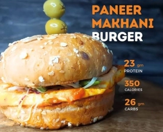 Paneer Makhni Burger