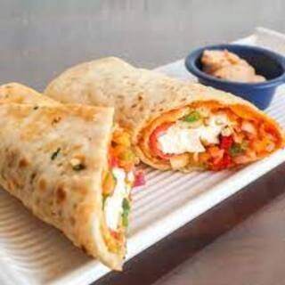 Paneer cheese wrap