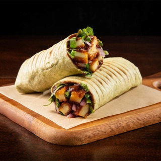 crispy paneer wrap