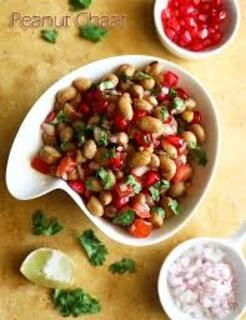 peanut chaat