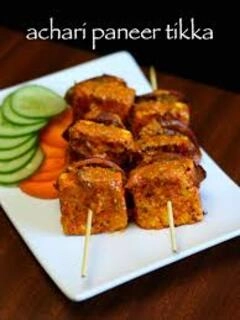 achari paneer tikka