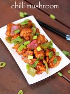 chilli mushroom dry