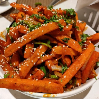 honey chilli potato