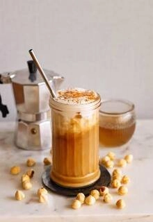 hazelnut cold coffee
