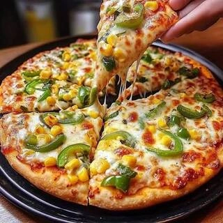 Veggie delight pizza