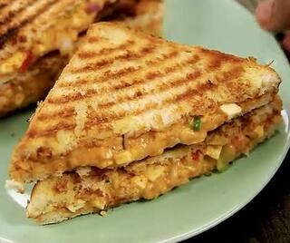 Tandoori veg cheese sandwich
