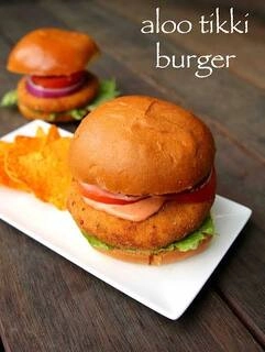 aloo tikki burger