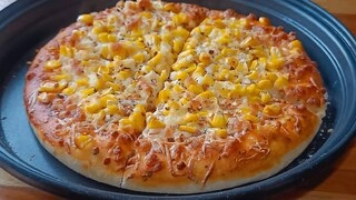 sweet corn pizza