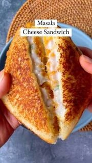 masala cheese sandwich