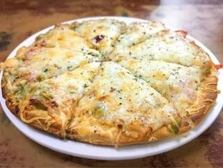 double cheese pizza