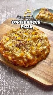 corn cheese paneer pizza