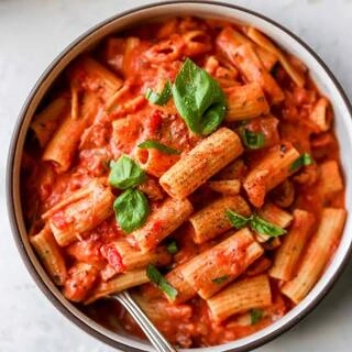 red sauce pasta