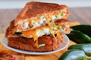 Jalapeno cheese sandwich
