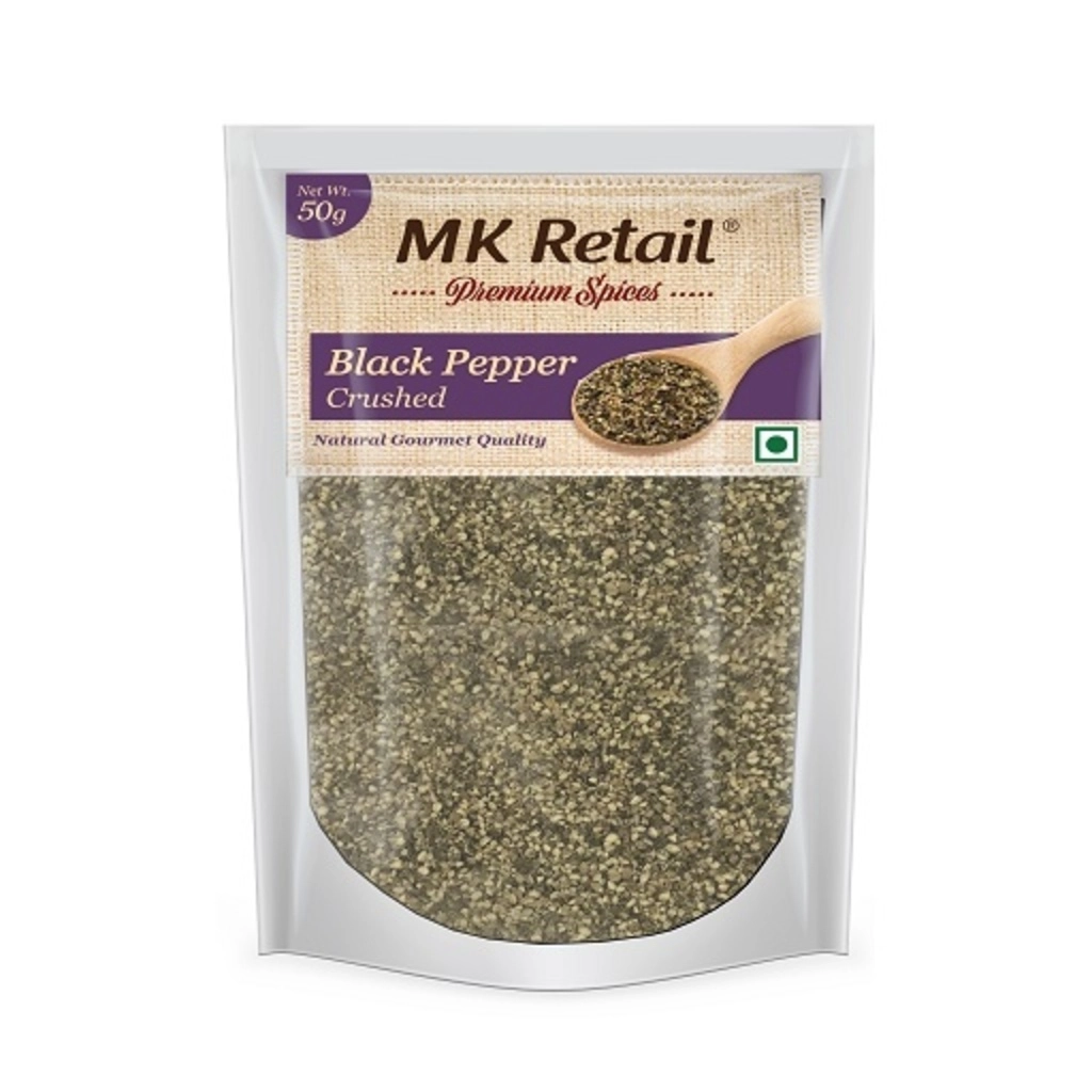 M K Retail Black Pepper Crushed