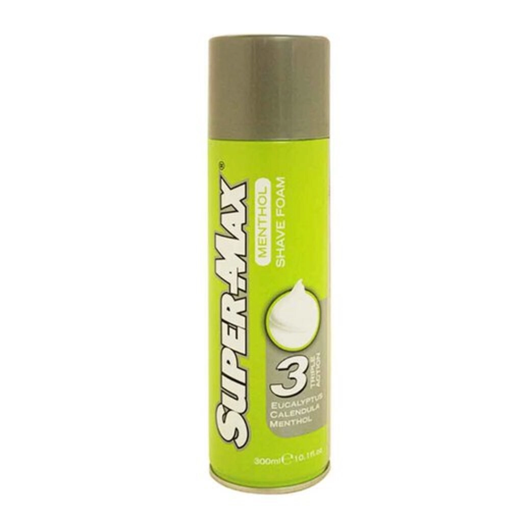 Super Max Shaving Foam Menthol