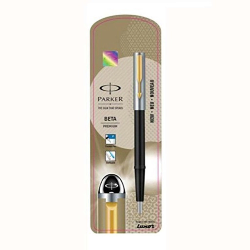 Parker Beta Premium Fountain Pen, Gold Finish Cap 2847