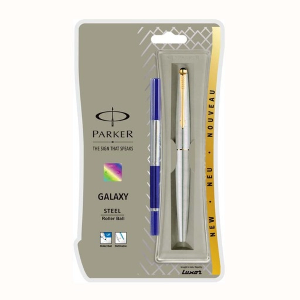 Parker Galaxy Steel Roller Ball Pen GOC 0204
