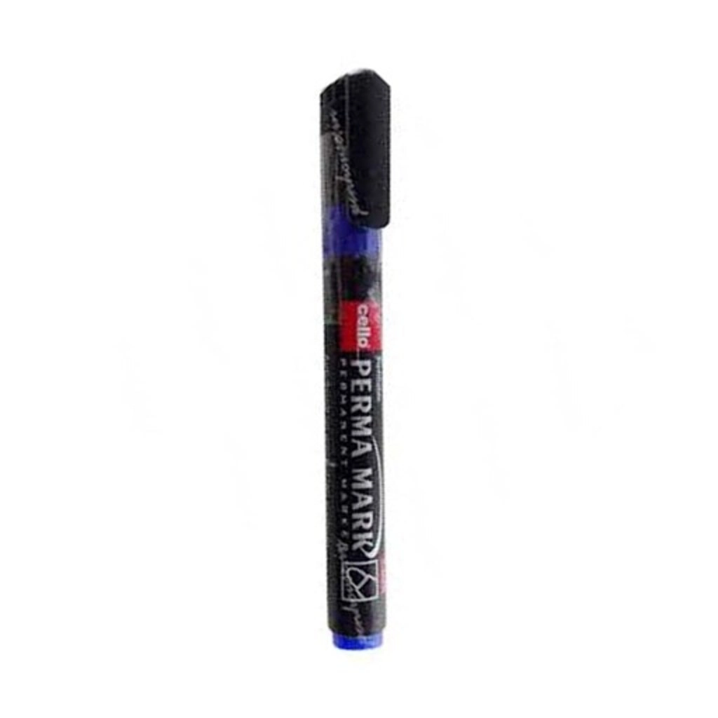 Cello Permanent Marker Perma Mark Blue