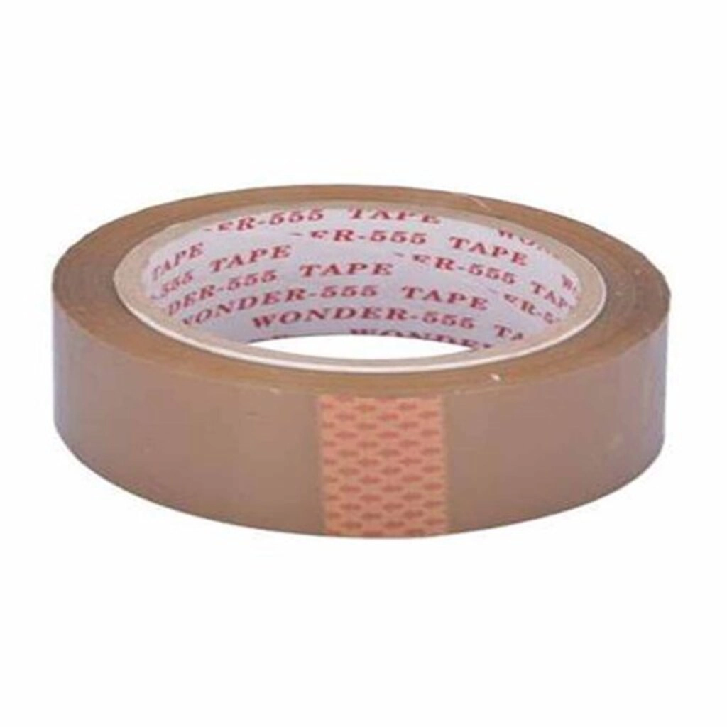 Wonder 555 Cello Tape 1 Inch Brown