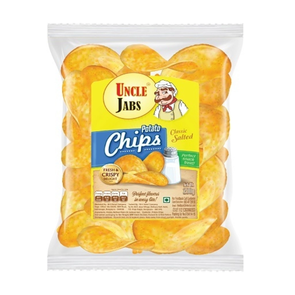 Uncle Jabs Potato Chips Classic Salt